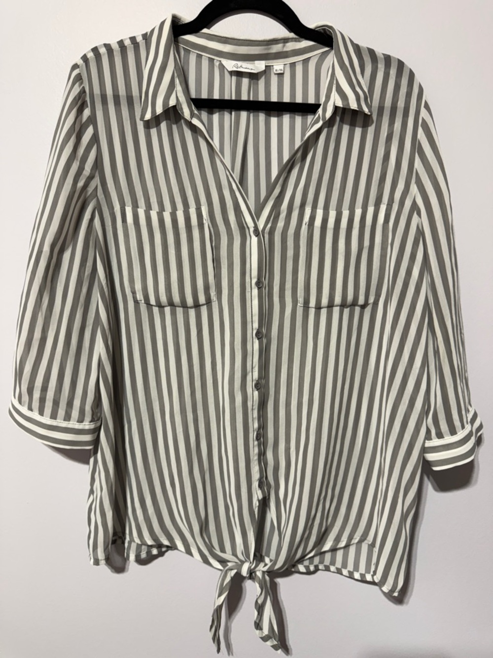 REITMANS | Sheer 3/4 Sleeve Blouse size XL